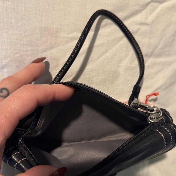 Coach Black Wristlet with Silver Accent - Picture 5 of 5